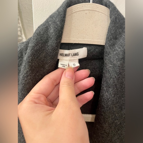 Helmut Lang Grey Wool Jacket Size S - Picture 2 of 3